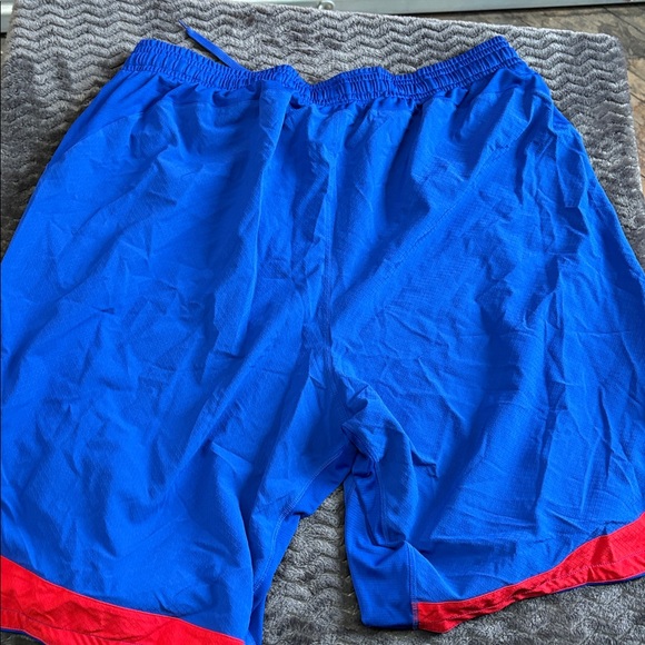 Adidas Blue and Red Basketball Shorts team issued 2013 Houston 4XL length 2 new - Picture 14 of 14